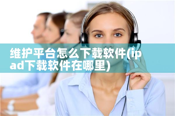 维护平台怎么下载软件